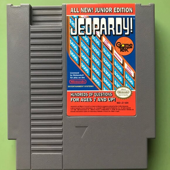 Nintendo (NES)– Jeopardy Junior Edition Game - Picture 4 of 11